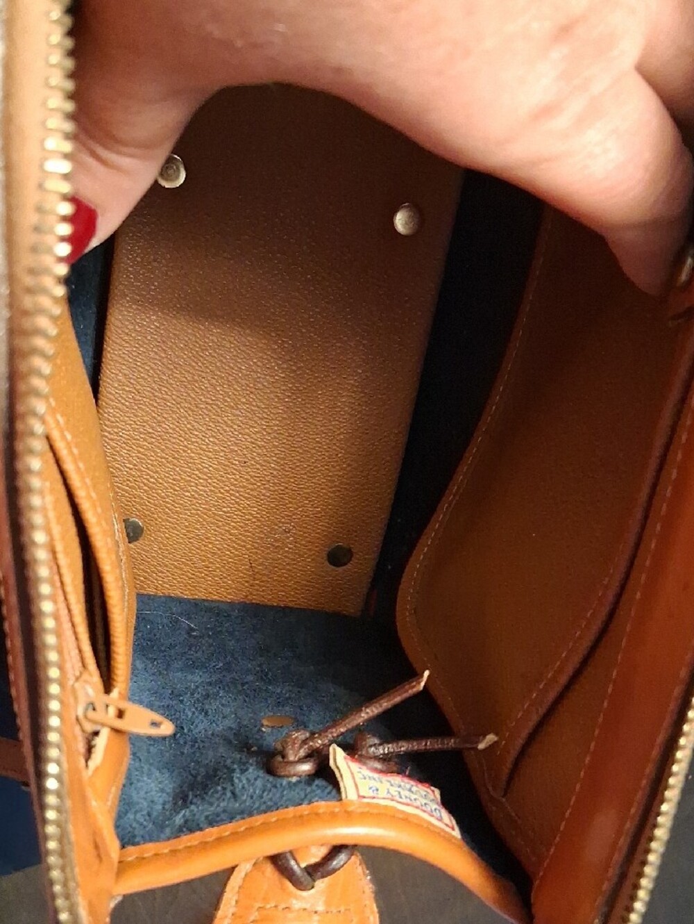 VINTAGE DOONEY & BOURKE Leather Satchel and Wallet Set - Picture 9 of 16